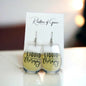 Wine Earrings - Happy Hour, Wine Down, Bachelorette Earrings, Bachelorette Accessories, Drink Earrings, Liquid Therapy, White Wine, Red Wine
