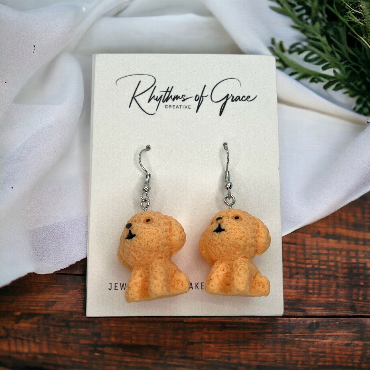 Dog Earrings - Dog Accessories, Dog Jewelry, Dog Mom, Handmade Earrings, Animal Earrings, Vet Gift, Animal Jewelry, Veterinarian, Vet Tech