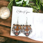 Tiger Earrings - Tiger Jewelry, Handmade Earrings, Handmade Jewelry, Animal Earrings, Tiger Football, Animal Jewelry, Tigers, Tiger Costume