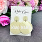 MAMA Earrings - Handmade Earrings, Baby Shower, New Mom, Mother’s Day, Mom Earrings, Momma Earrings, Pregnancy Announcement, Gender Reveal