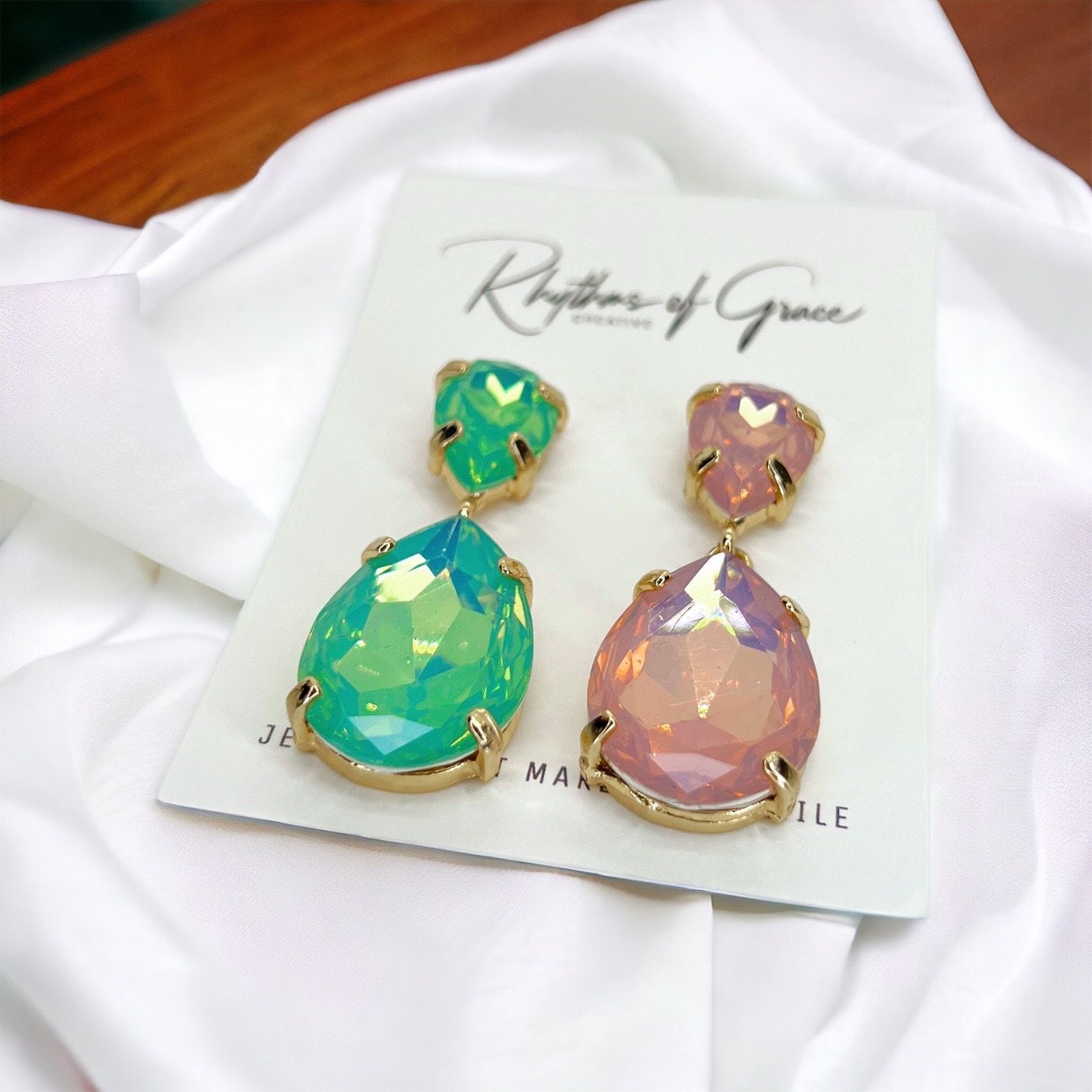 Gender Reveal Earrings - Baby Shower, New Mom, Mother’s Day, Mom Earrings, Momma Earrings, Mama Earrings, Team Pink, Team Blue, Pink or Blue