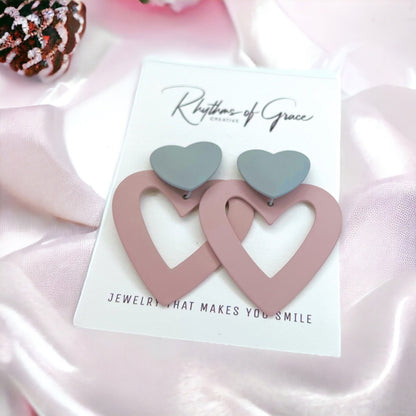 Gender Reveal Earrings - Baby Shower, New Mom, Mother’s Day, Mom Earrings, Momma Earrings, Mama Earrings, Team Pink, Team Blue, Pink or Blue