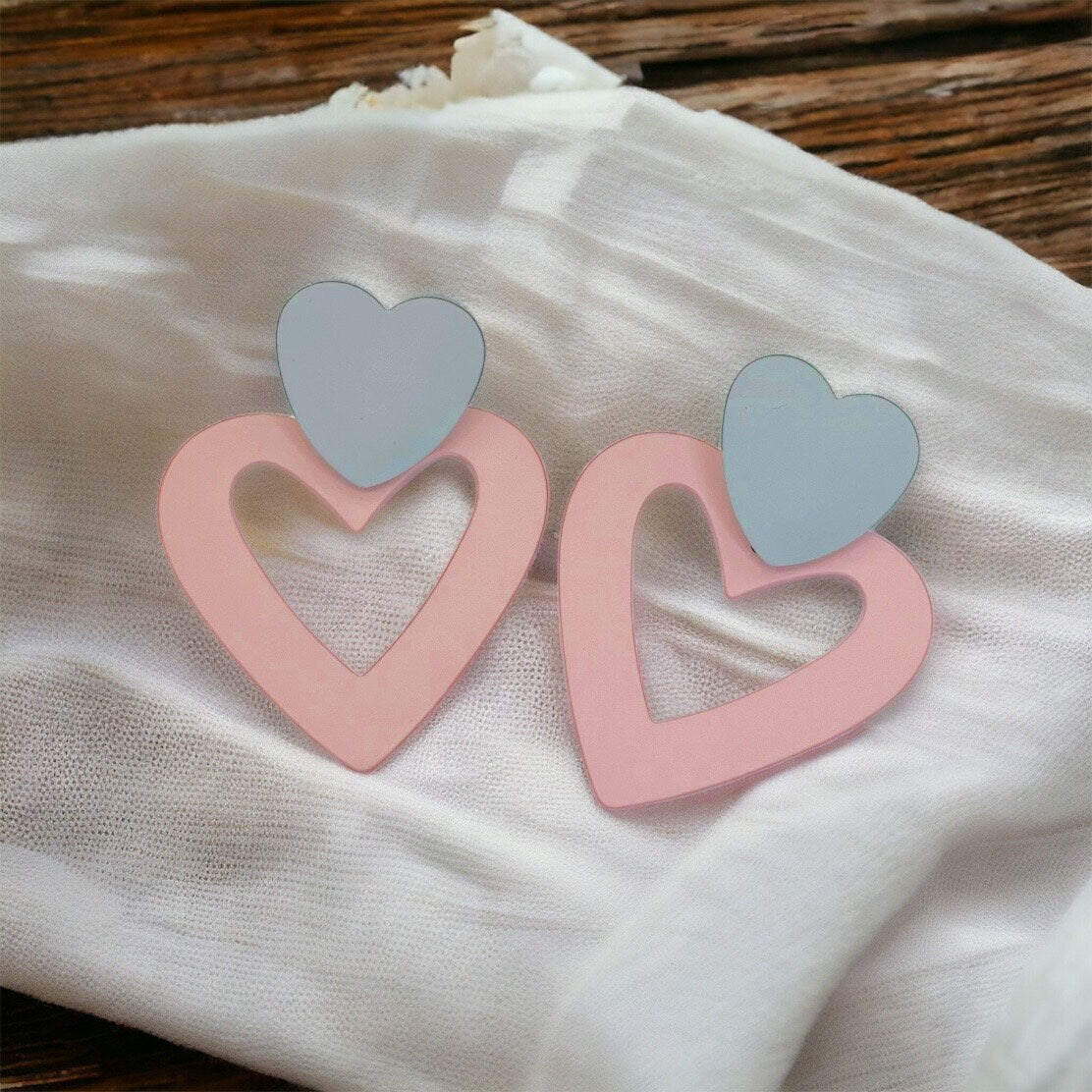 Gender Reveal Earrings - Baby Shower, New Mom, Mother’s Day, Mom Earrings, Momma Earrings, Mama Earrings, Team Pink, Team Blue, Pink or Blue