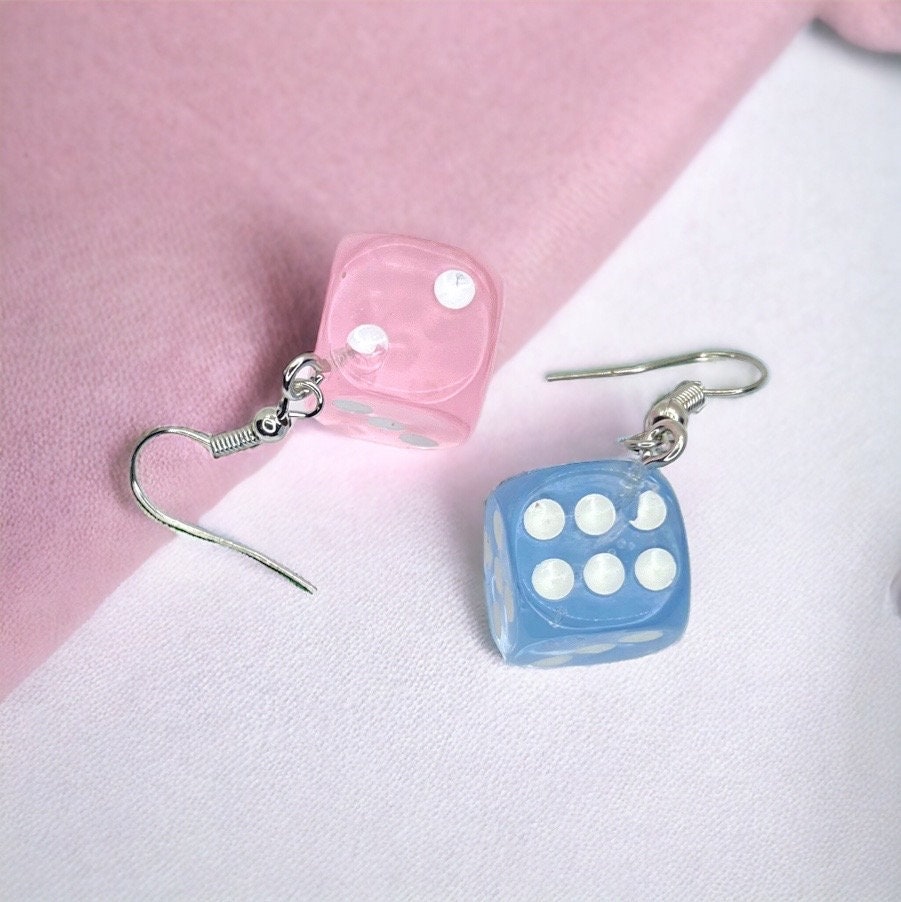 Gender Reveal Earrings - Baby Shower, New Mom, Mother’s Day, Mom Earrings, Momma Earrings, Mama Earrings, Team Pink, Team Blue, Pink or Blue