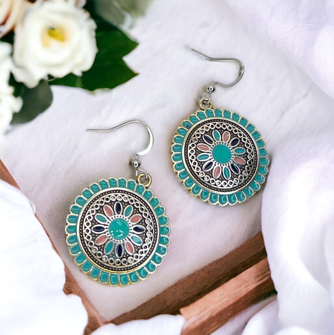 Gender Reveal Earrings - Baby Shower, New Mom, Mother’s Day, Mom Earrings, Momma Earrings, Mama Earrings, Team Pink, Team Blue, Pink or Blue