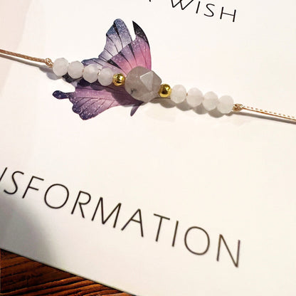 Beaded Wish Bracelet - Friendship Bracelet, Mother’s Day, Beaded Bracelet, Inspirational Gift, Inspirwrion Bracelet, 11:11, Transformation