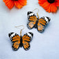 Butterfly Earrings - Easter Earrings, Handmade Earrings, Butterfly Jewelry, Butterfly Accessories, Easter Accessories, Monarch Butterfly