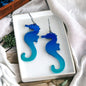 Seahorse Earrings - Seahorse Jewelry, Ocean Earrings, Seashore Earrings, Handmade Earrings, Handmade Jewelry, Animal Earrings, Ocean Animal